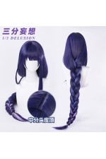 1/3 Delusion Genshin Impact Raiden Ei Shogun Purple Cosplay Wig